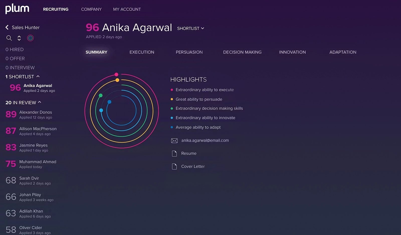 Plum Screenshot