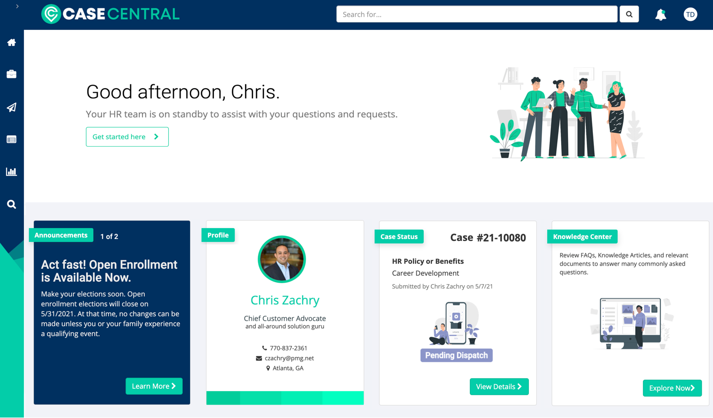 PMG Platform Screenshot