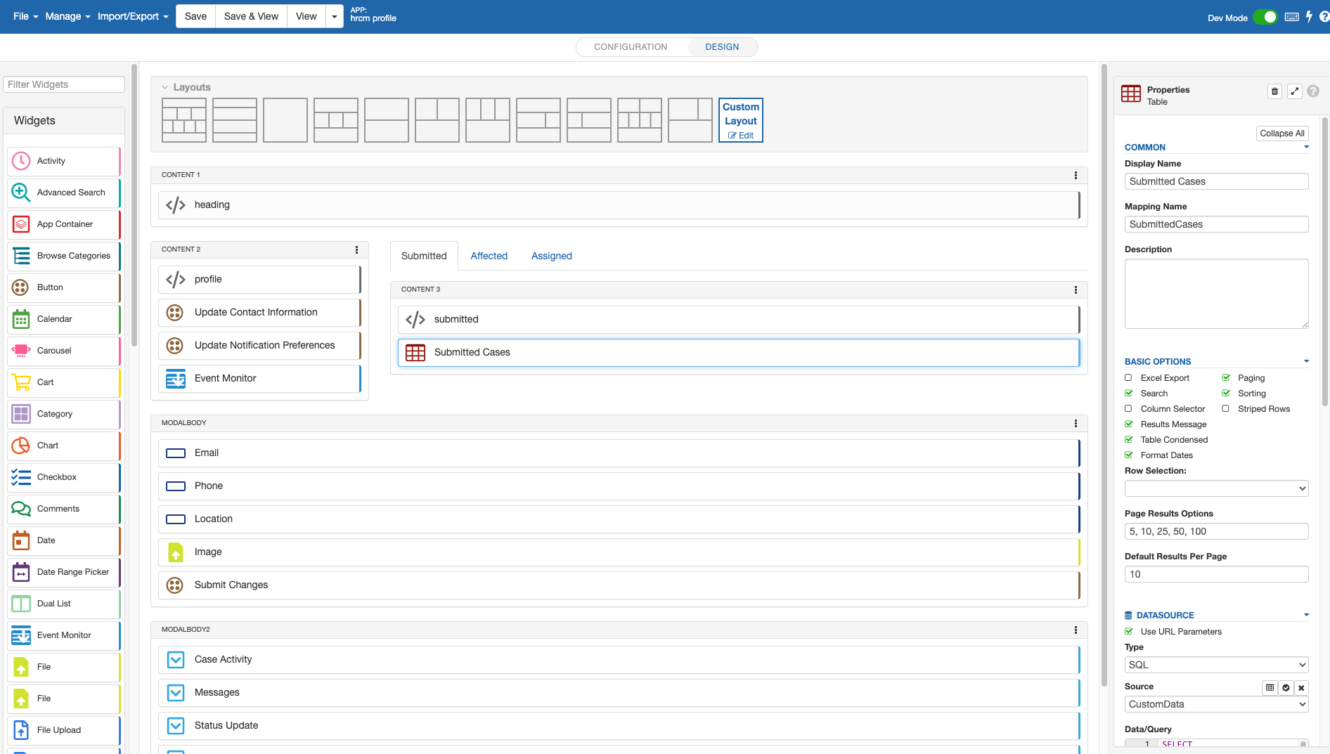 PMG Platform Screenshot