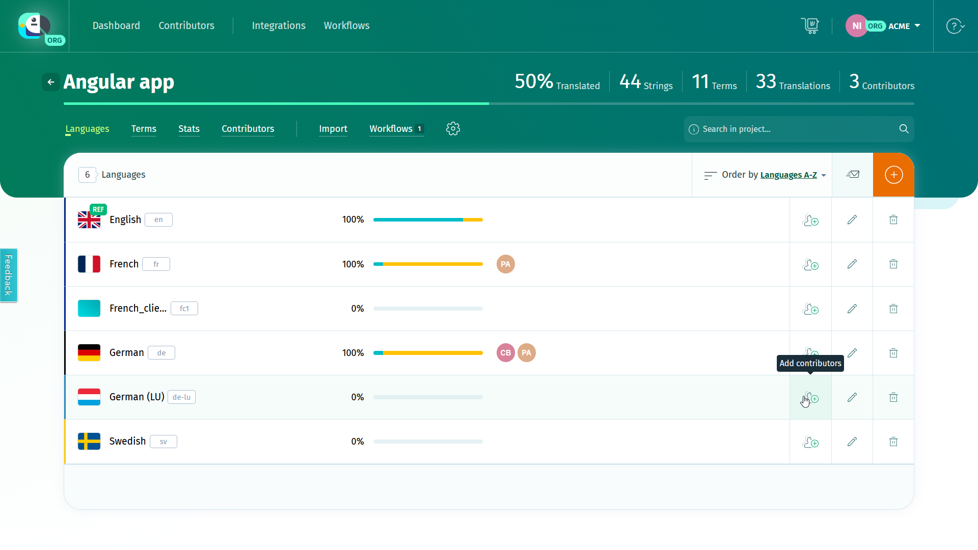 POEditor Screenshot