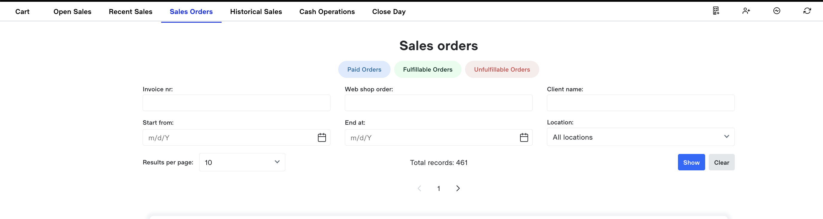 Pointofsale.net Screenshot