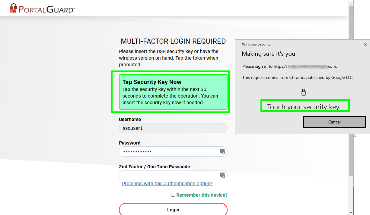PortalGuard Screenshot