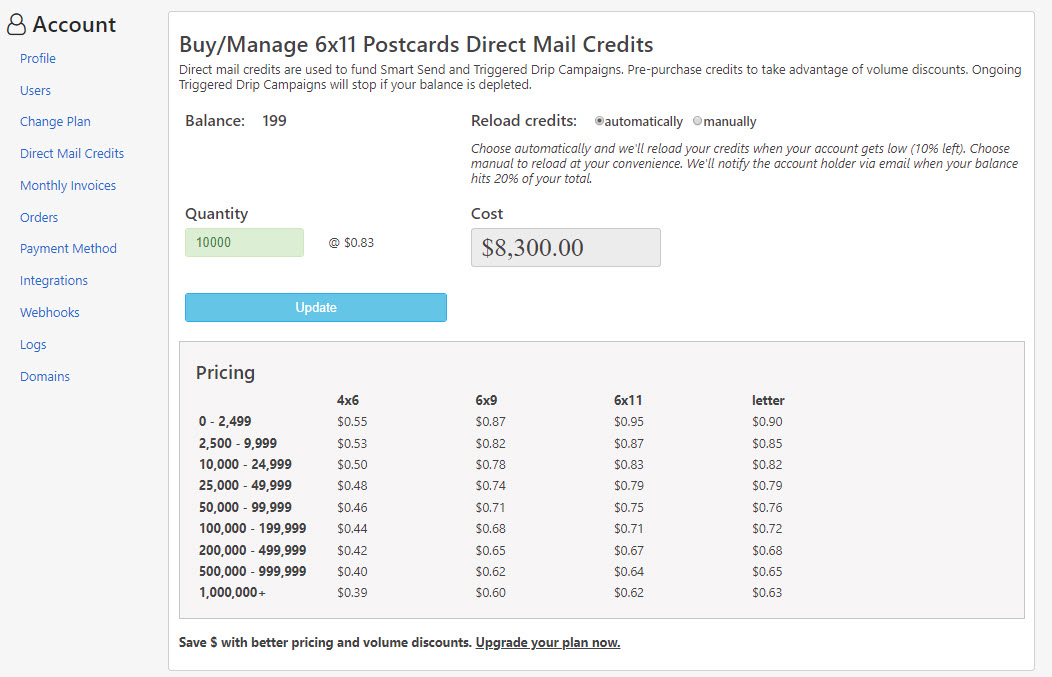 Postalytics Screenshot