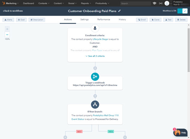 Postalytics Screenshot