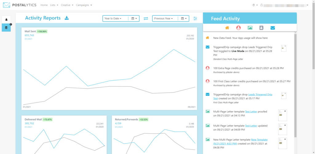 Postalytics Screenshot