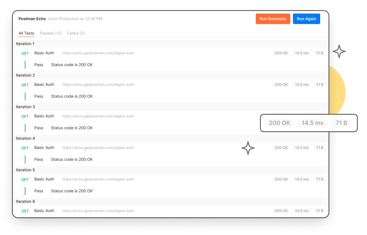 Postman screenshot & Video