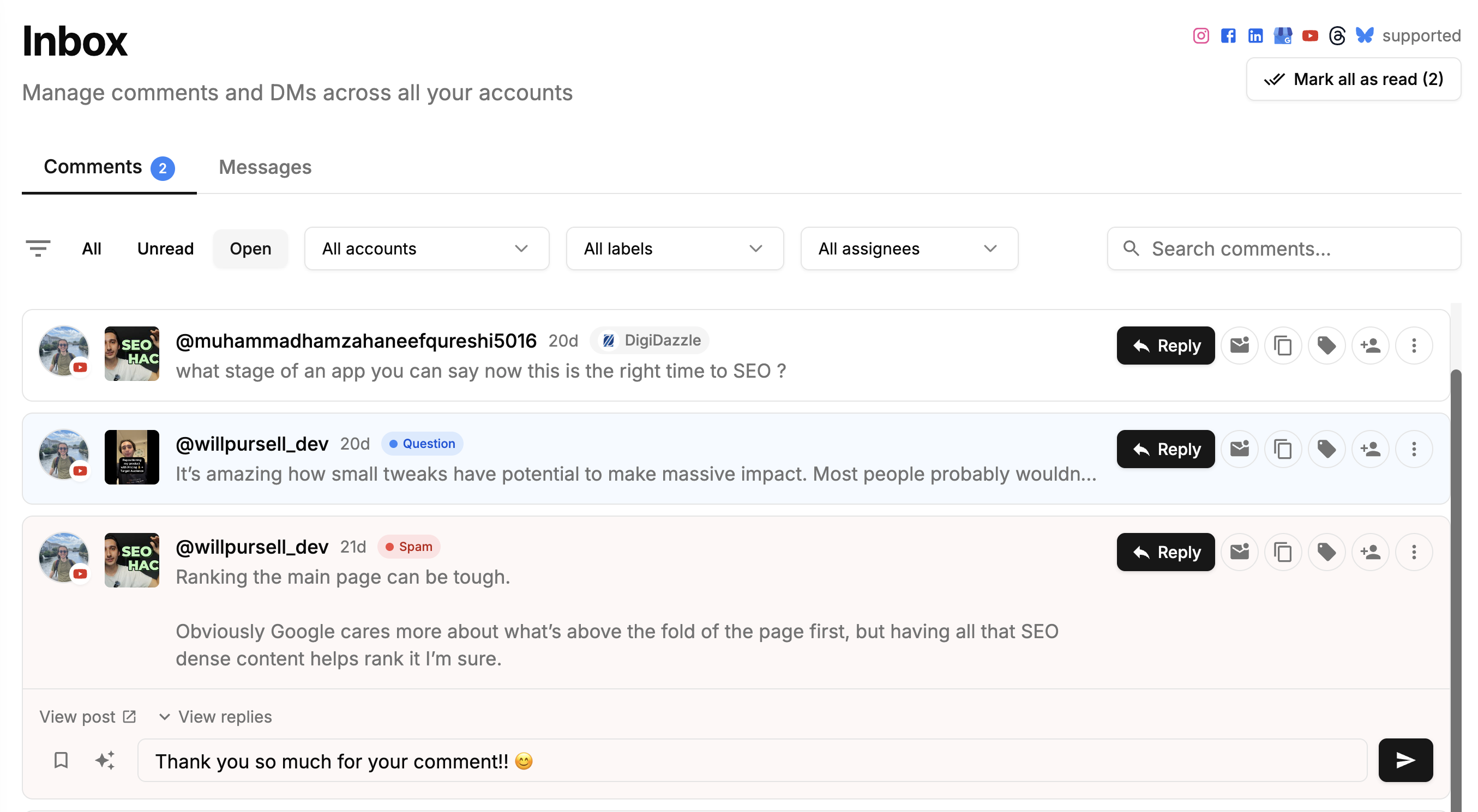 PostPlanify Screenshot