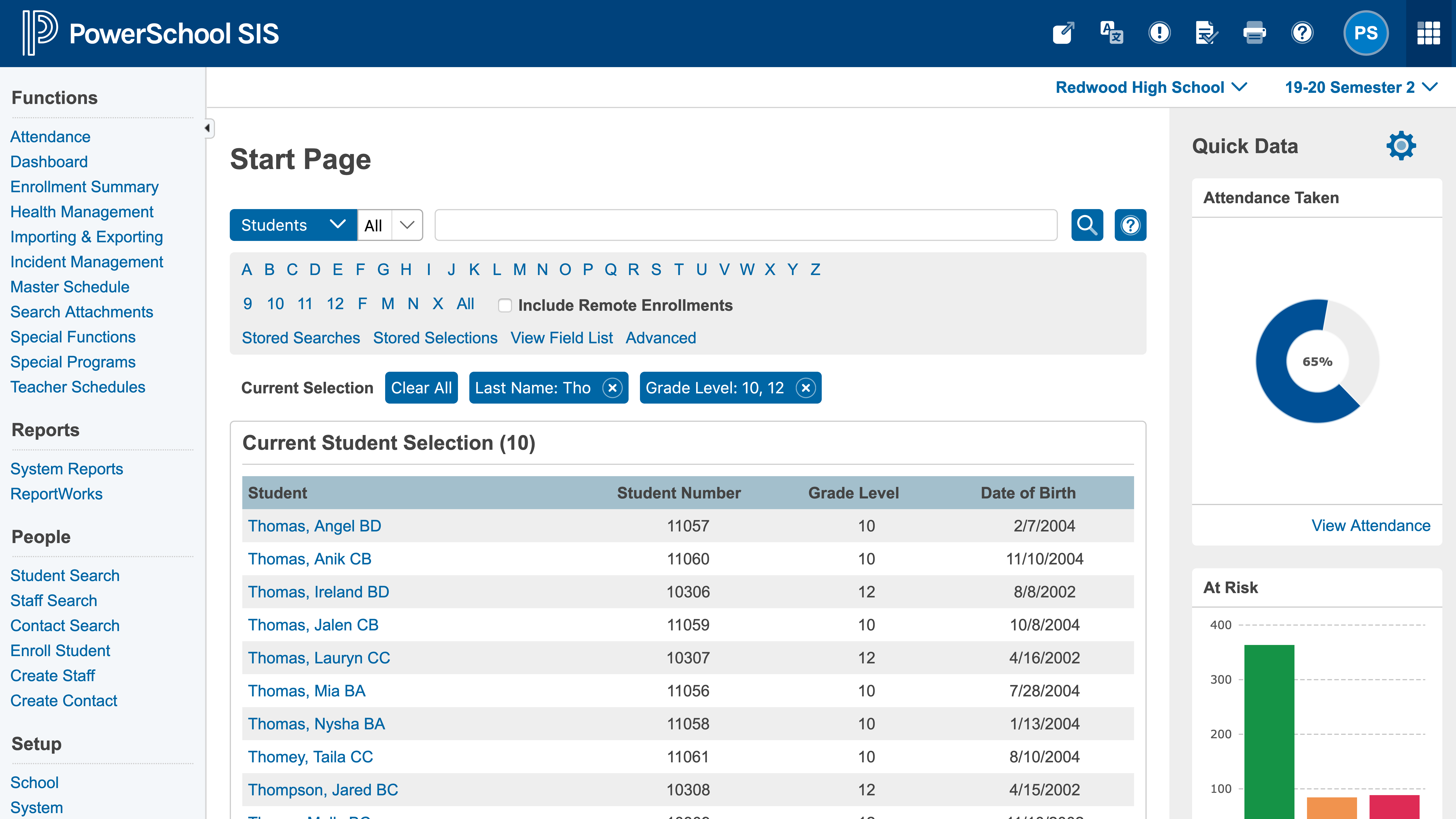 PowerSchool SIS screenshot & Video