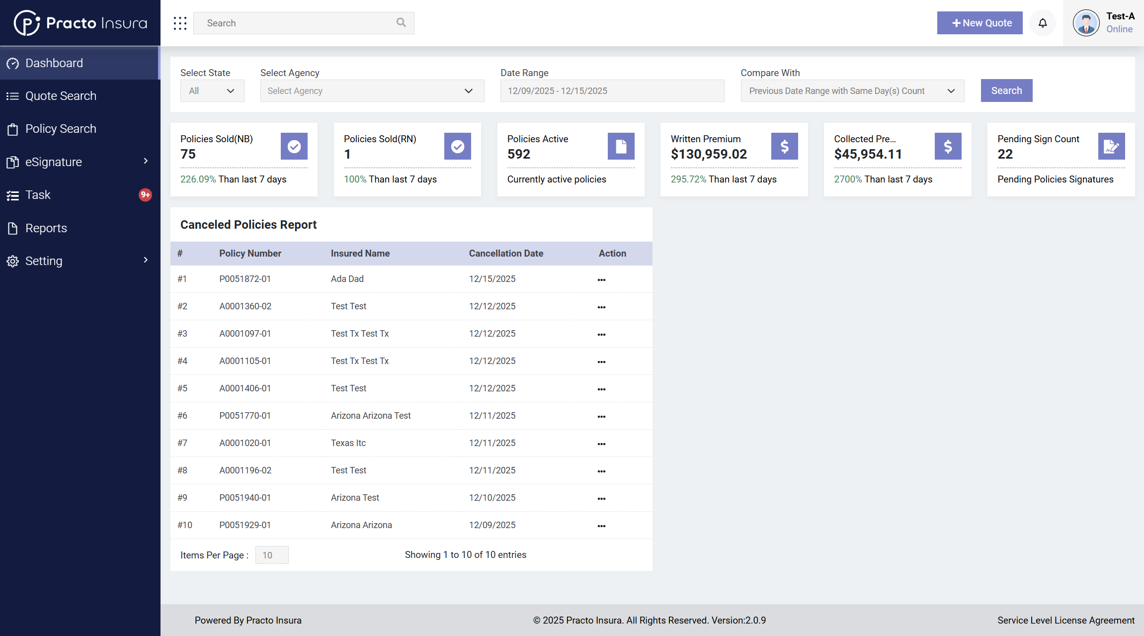 Practo Insura Screenshot