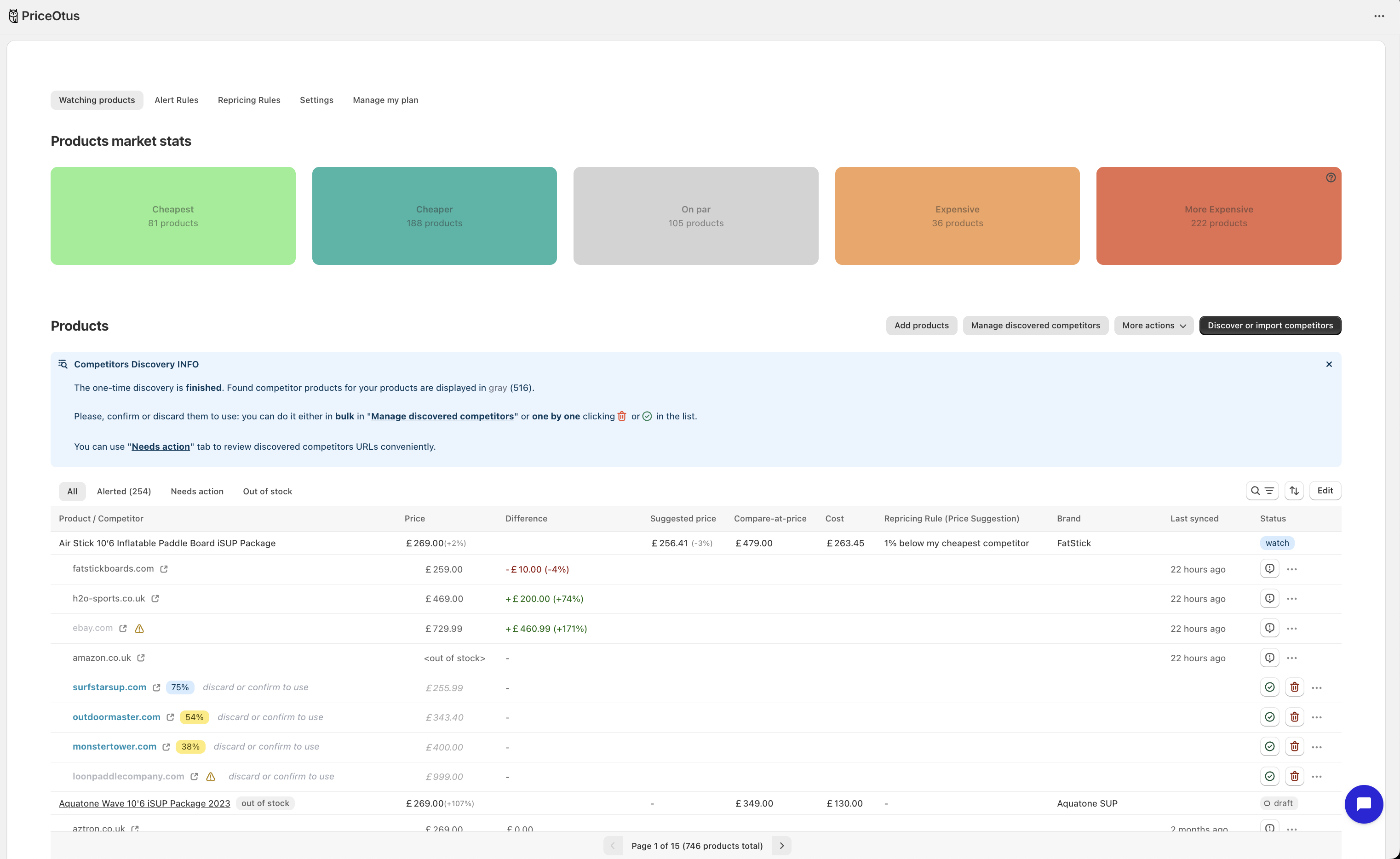 PriceOtus Screenshot