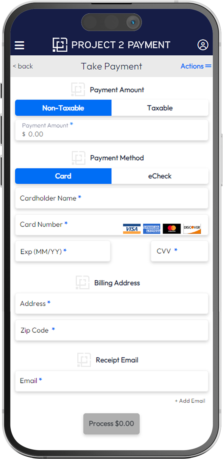 Project 2 Payment Screenshot