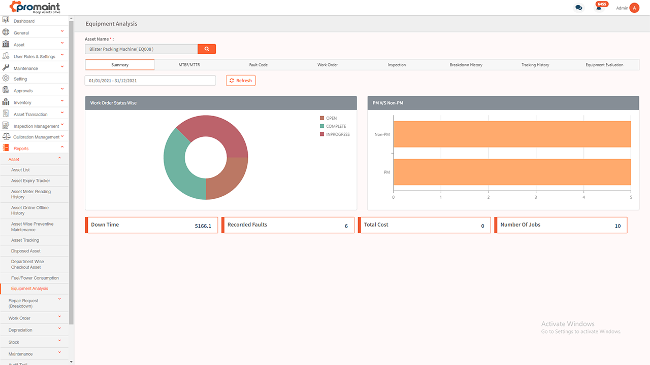 Promaint EAM screenshot & Video