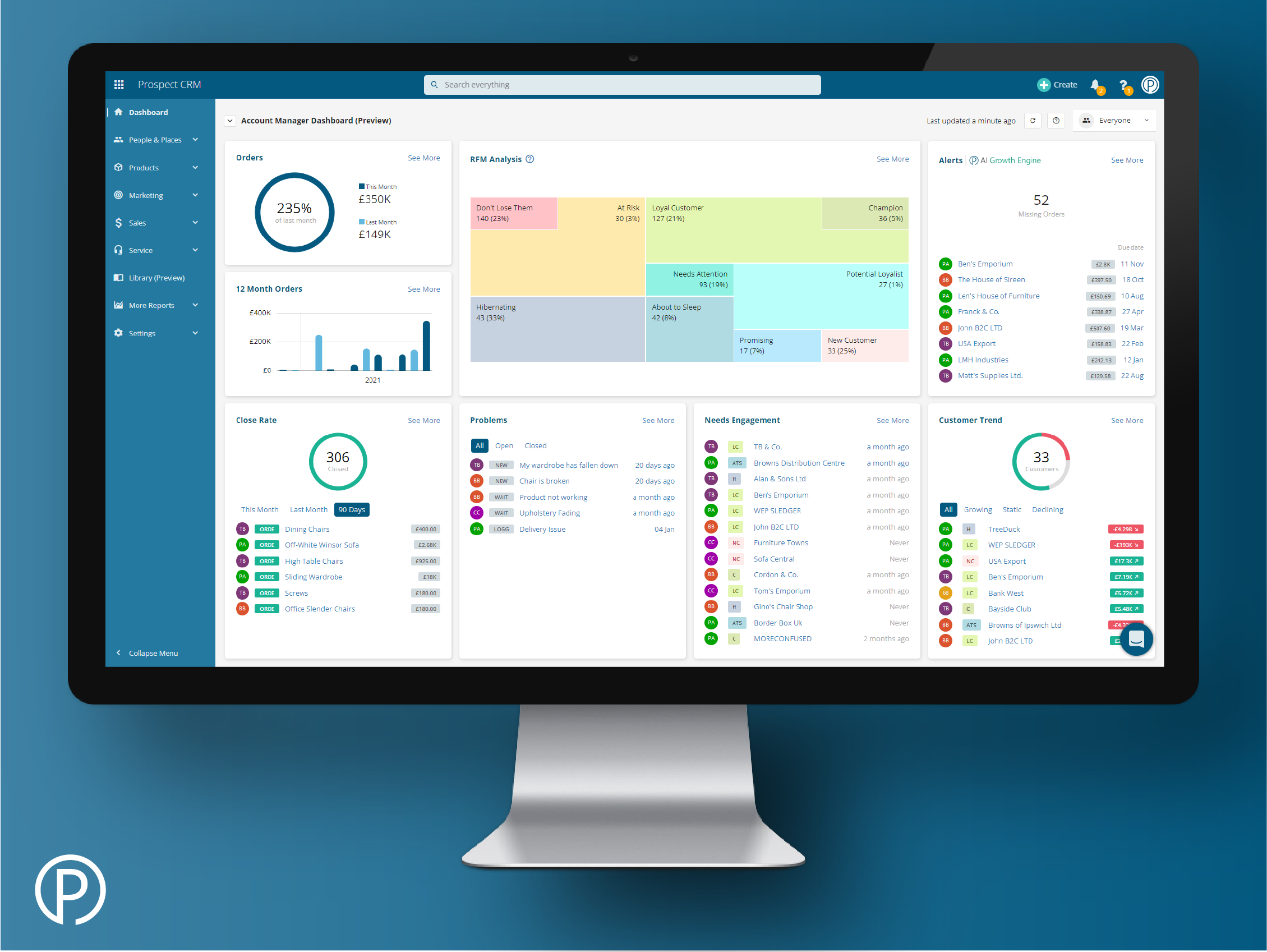 Prospect CRM Screenshot