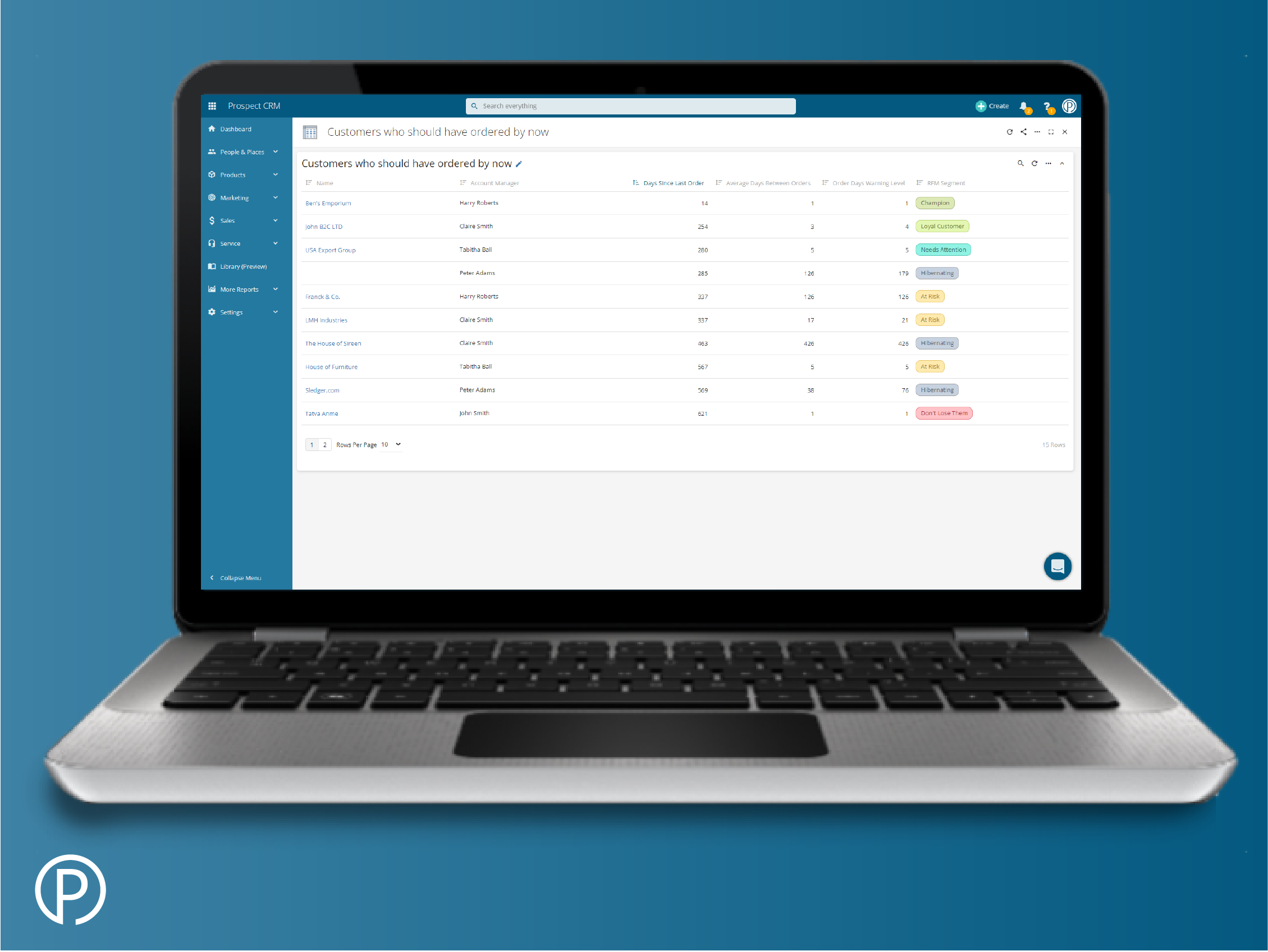 Prospect CRM Screenshot