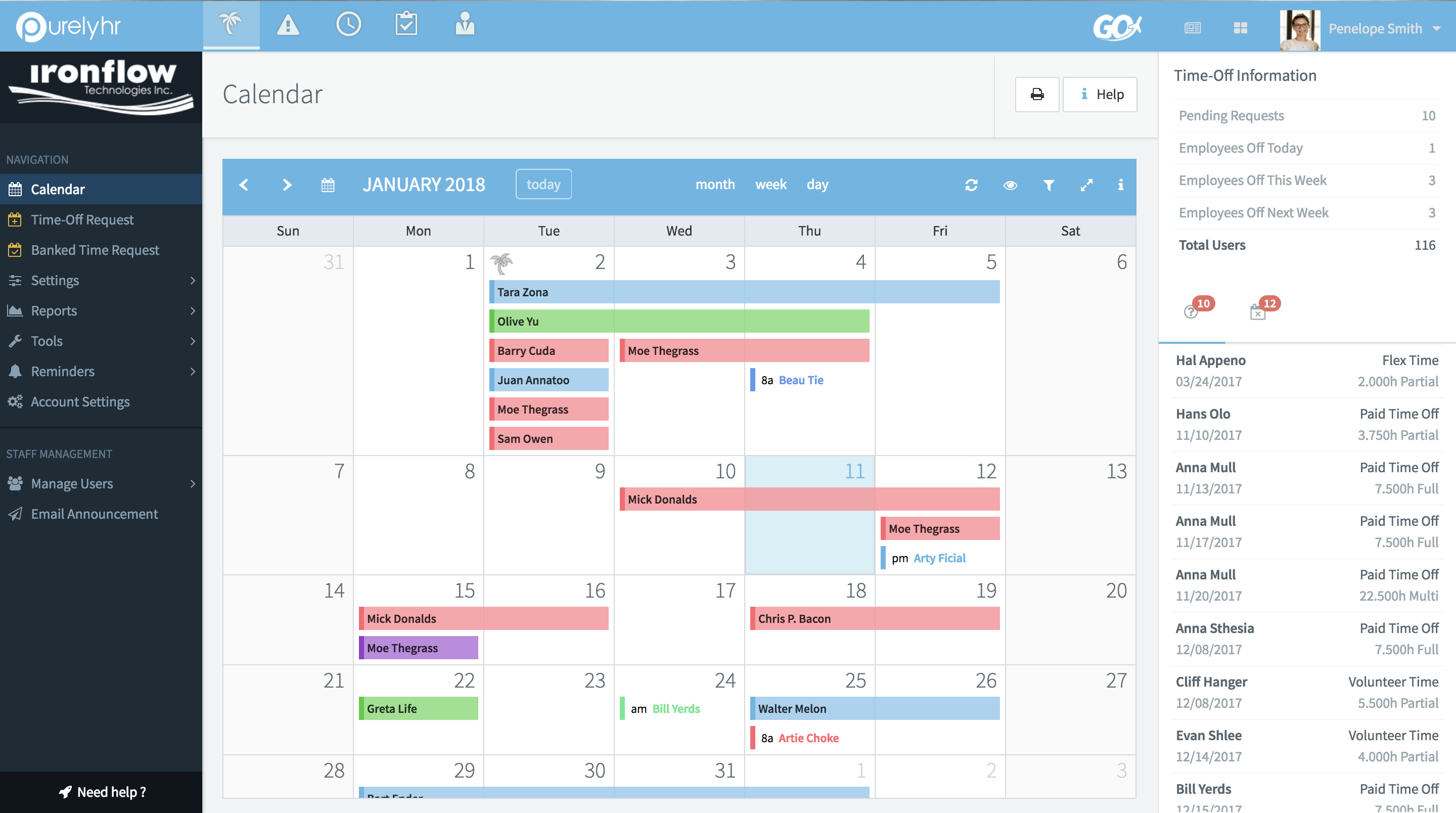 PurelyHR Screenshot