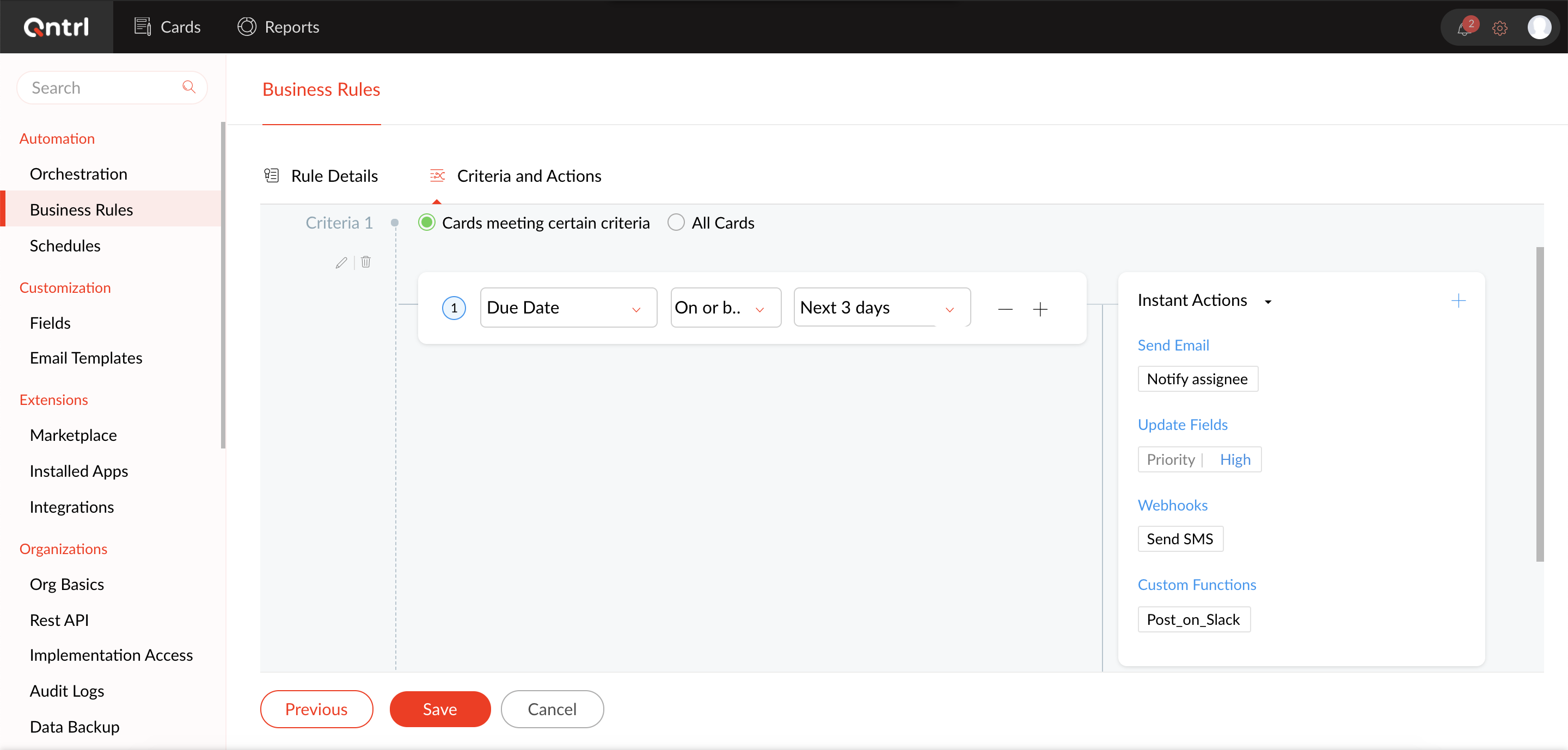 Qntrl Screenshot