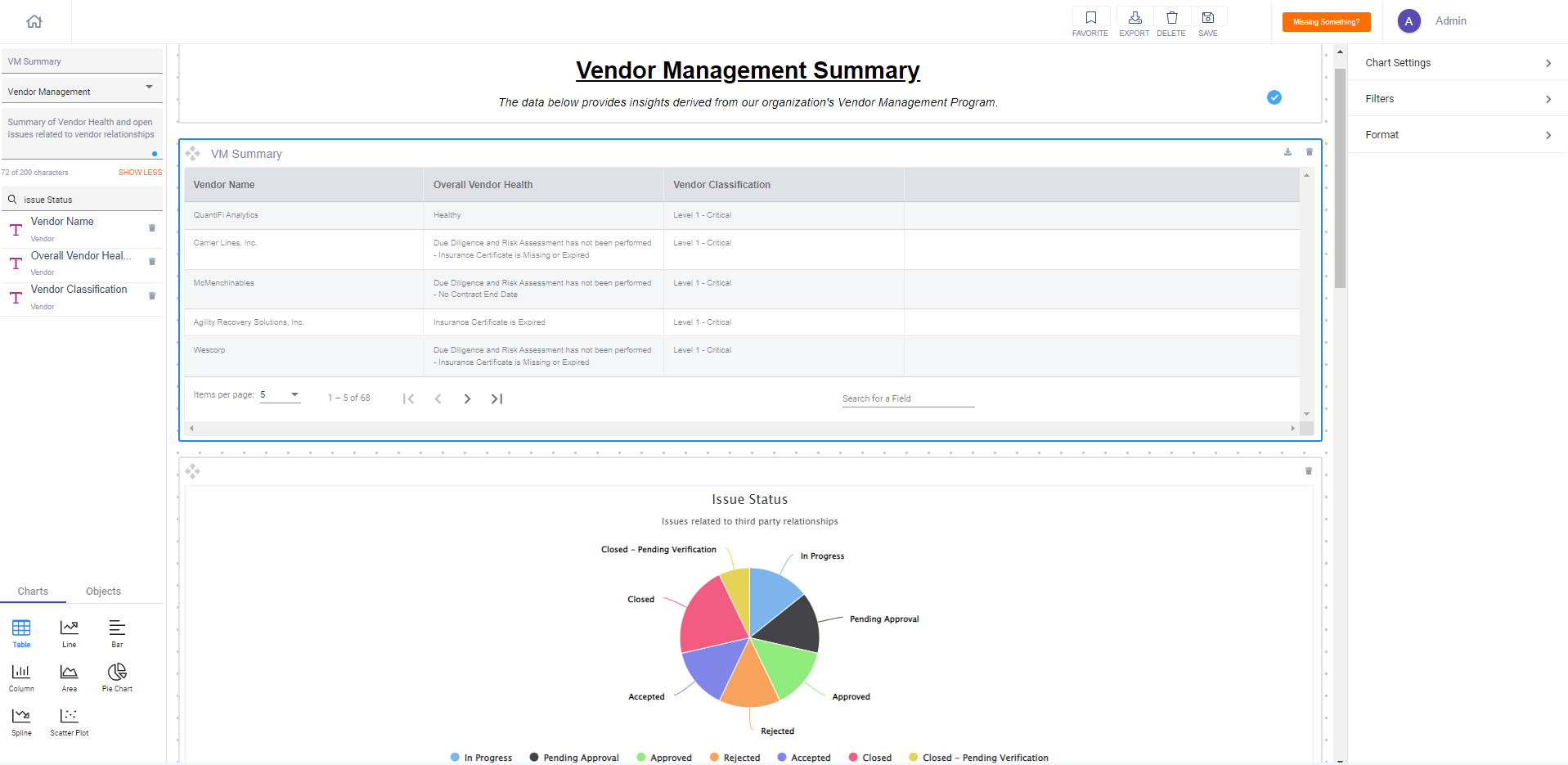 Quantivate GRC Software Suite Screenshot