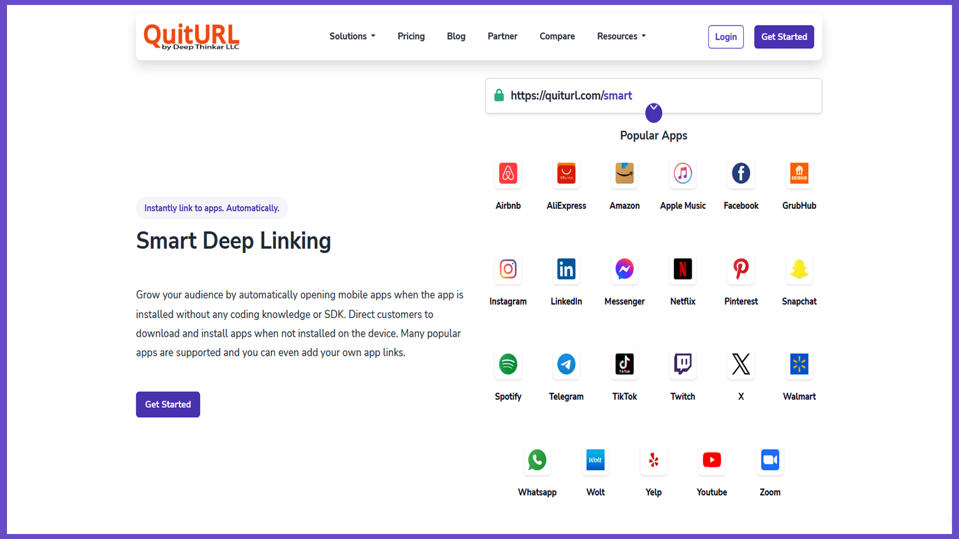QuitURL screenshot & Video