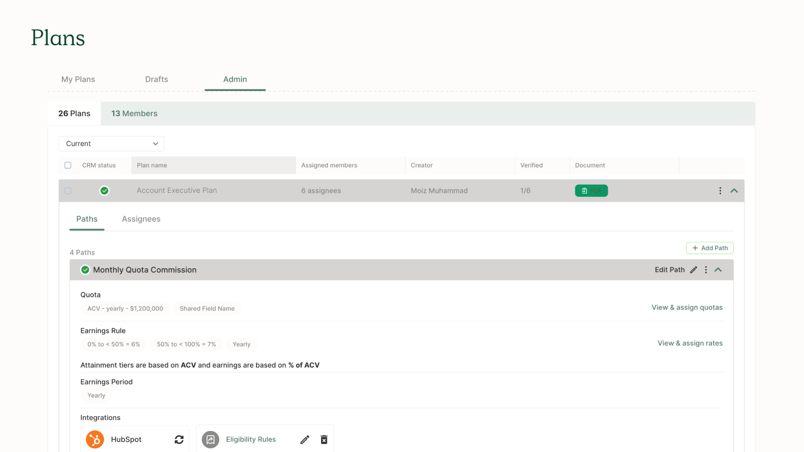 QuotaPath Screenshot