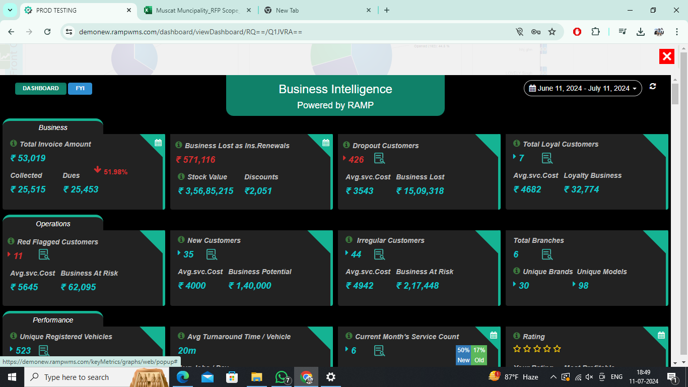 RAMP Garage Management Software screenshot & Video