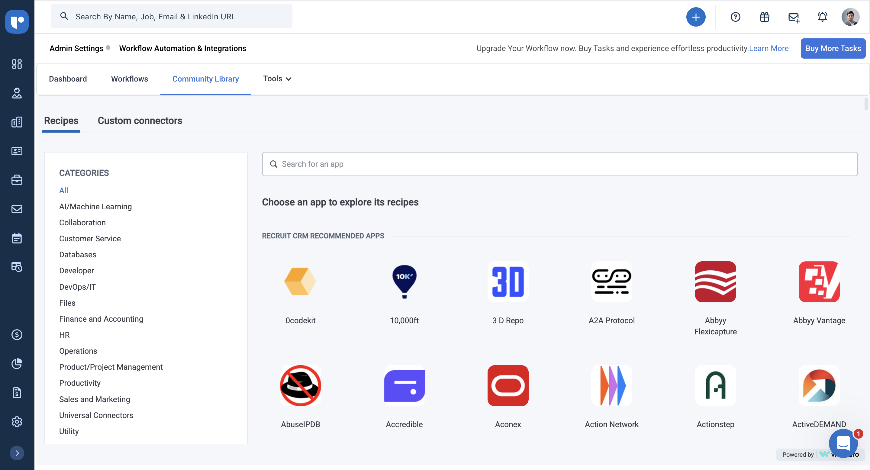Recruit CRM Screenshot