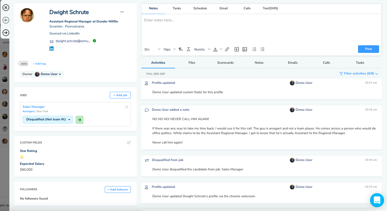 Recruiterflow Screenshot