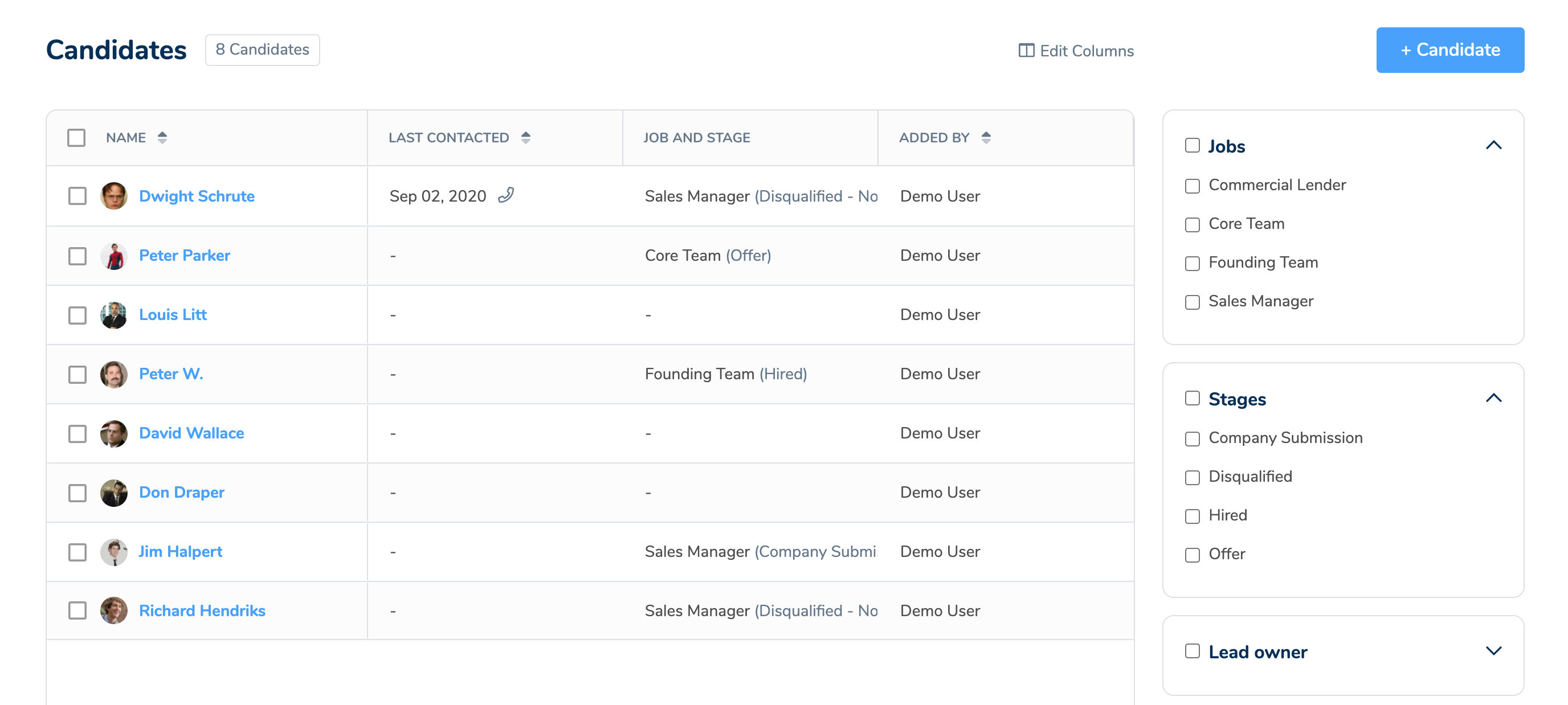 Recruiterflow Screenshot