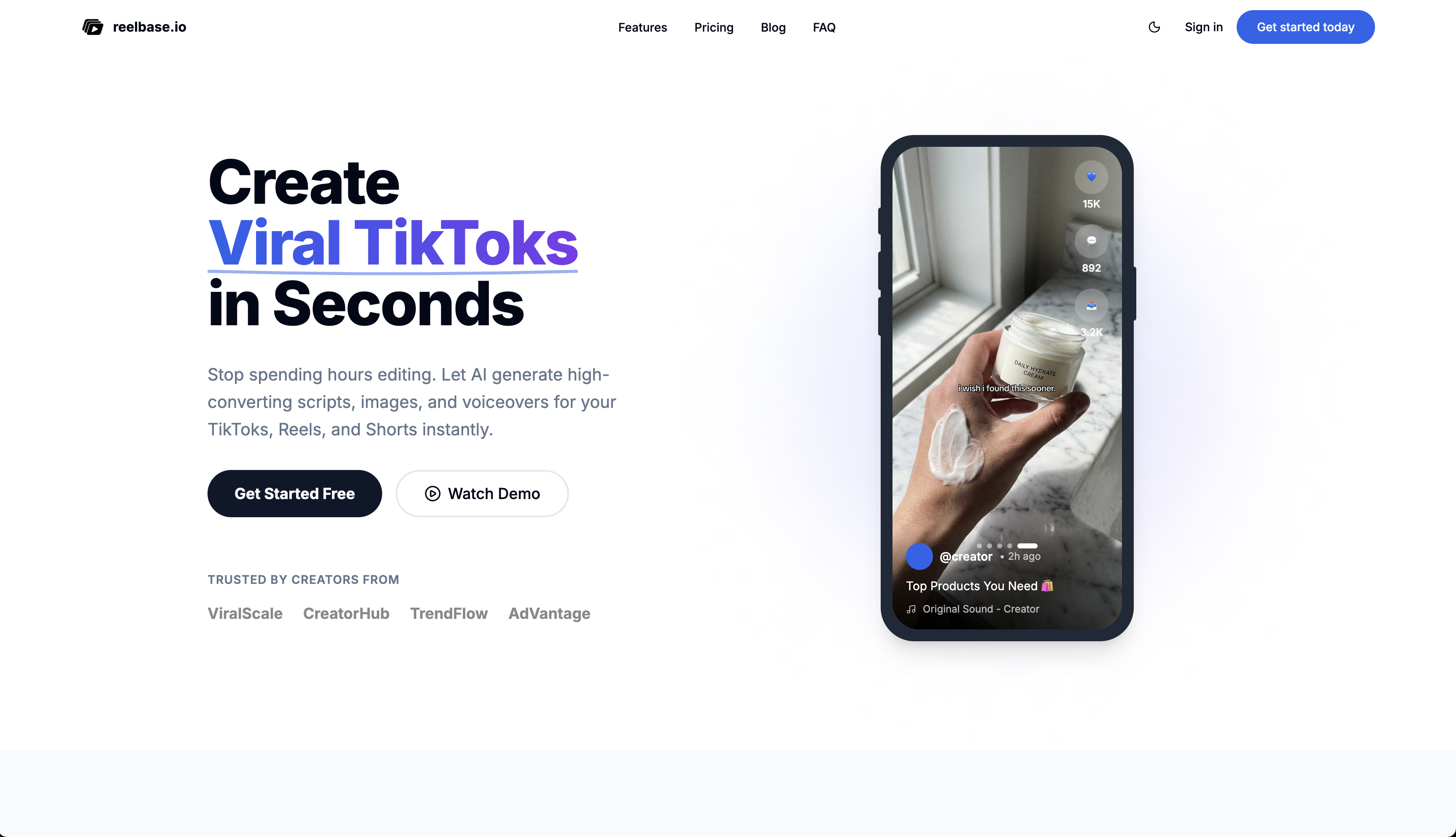 reelbase Screenshot
