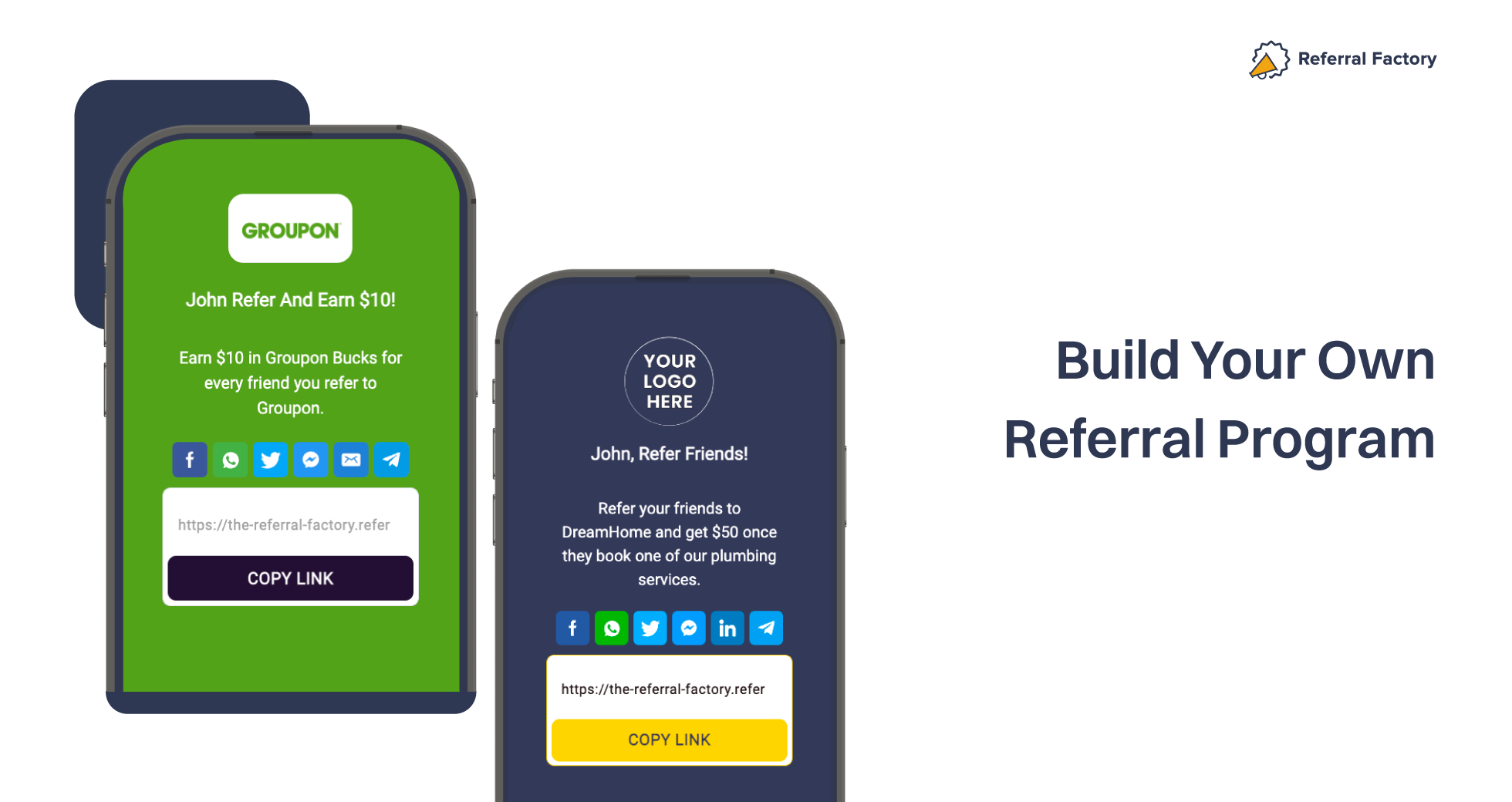 Referral Factory Screenshot