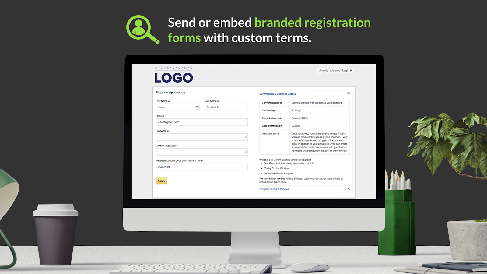 Refersion screenshot & Video