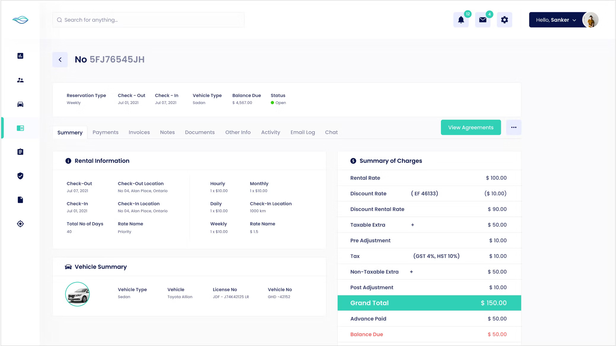 RENTALL Screenshot