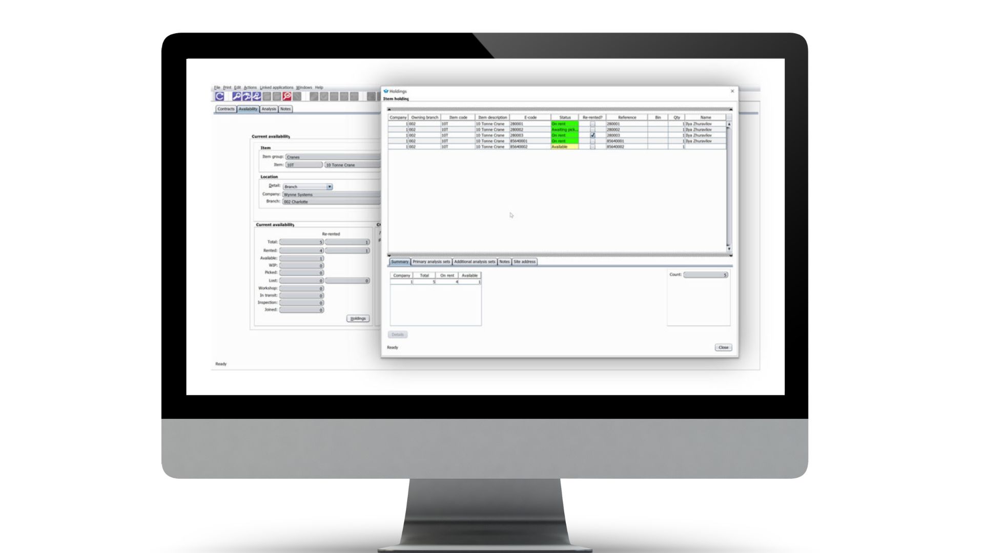 RentalResult Screenshot