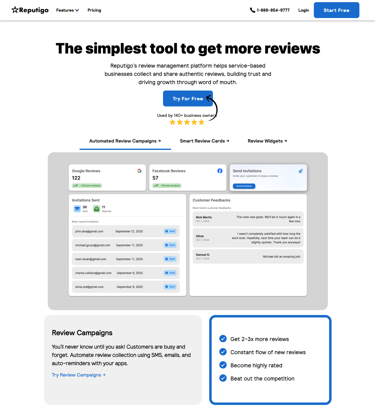 Reputigo Screenshot