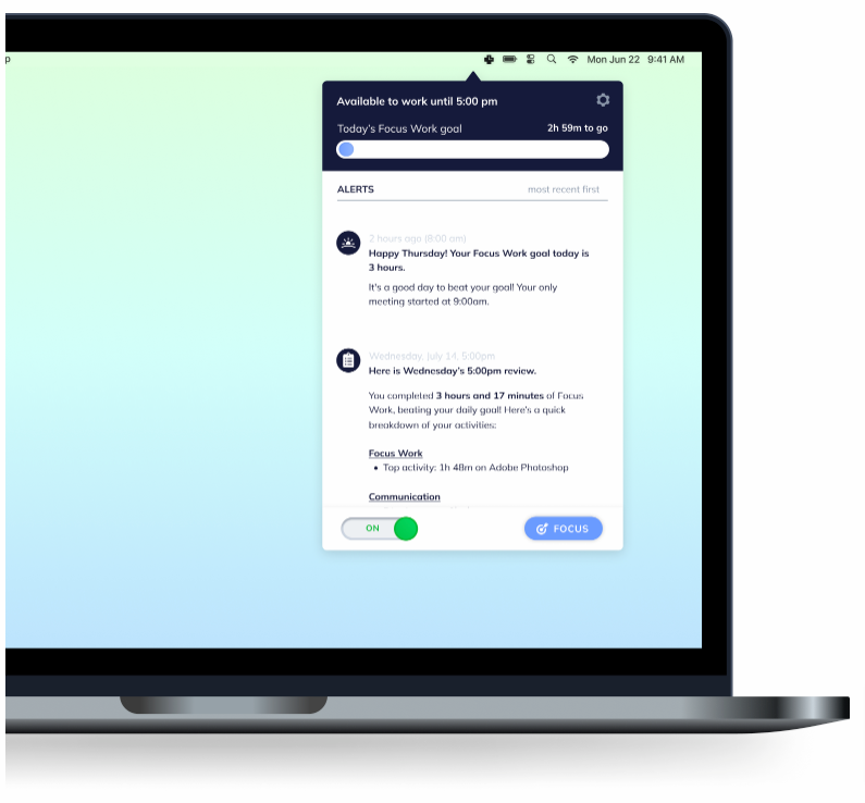 RescueTime Screenshot