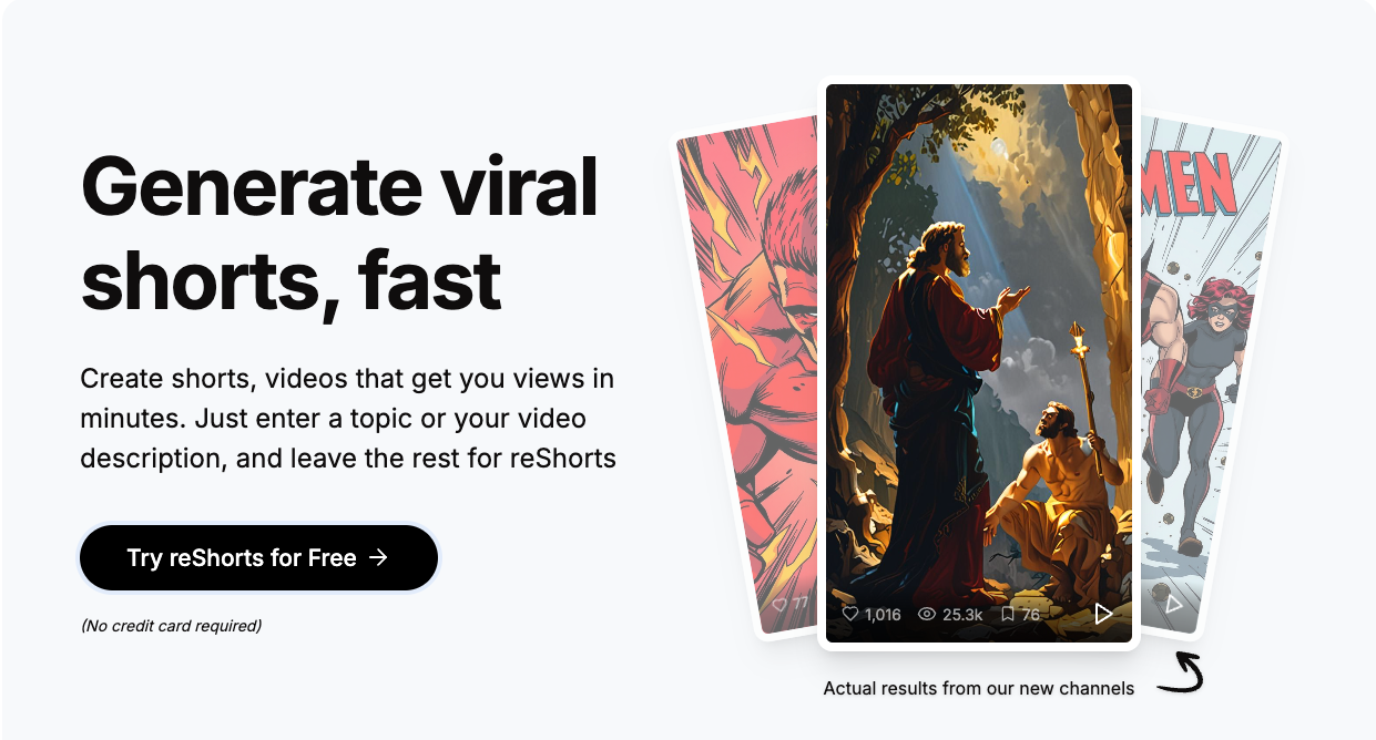 reShorts Screenshot