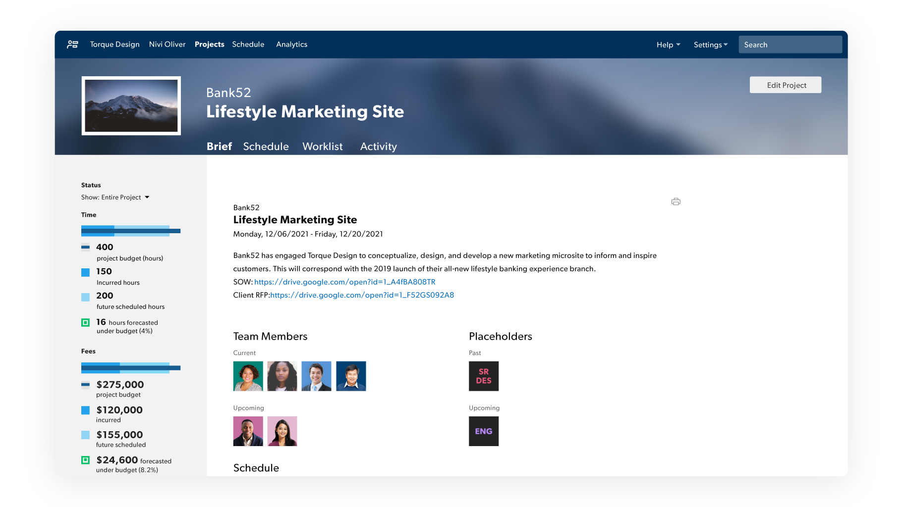 Resource Management by Smartsheet Screenshot