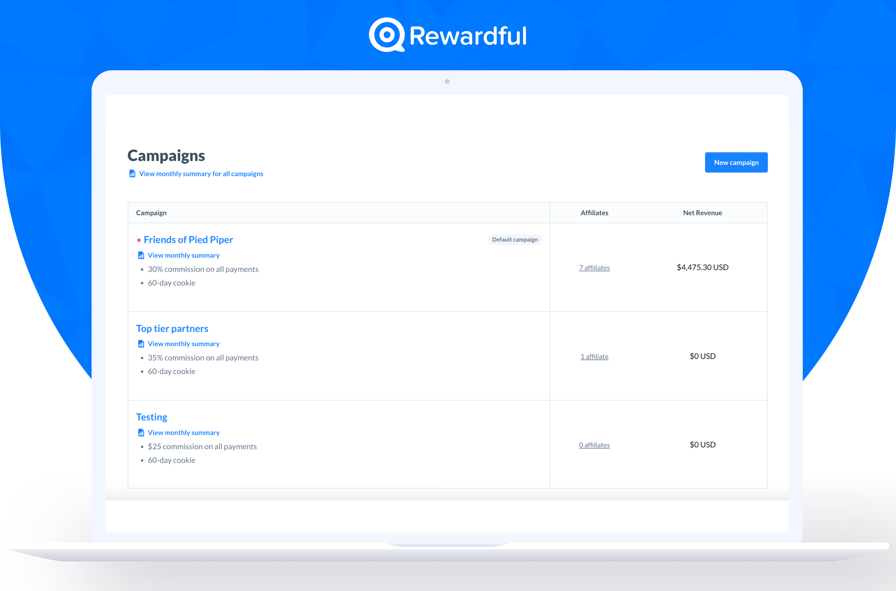Rewardful Screenshot