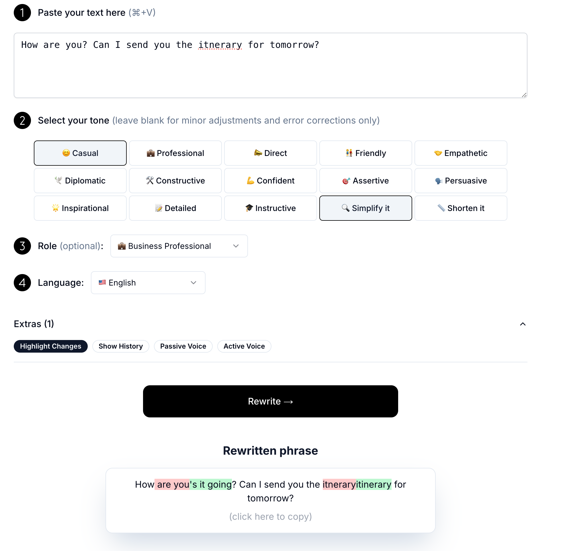 RewritePal screenshot & Video
