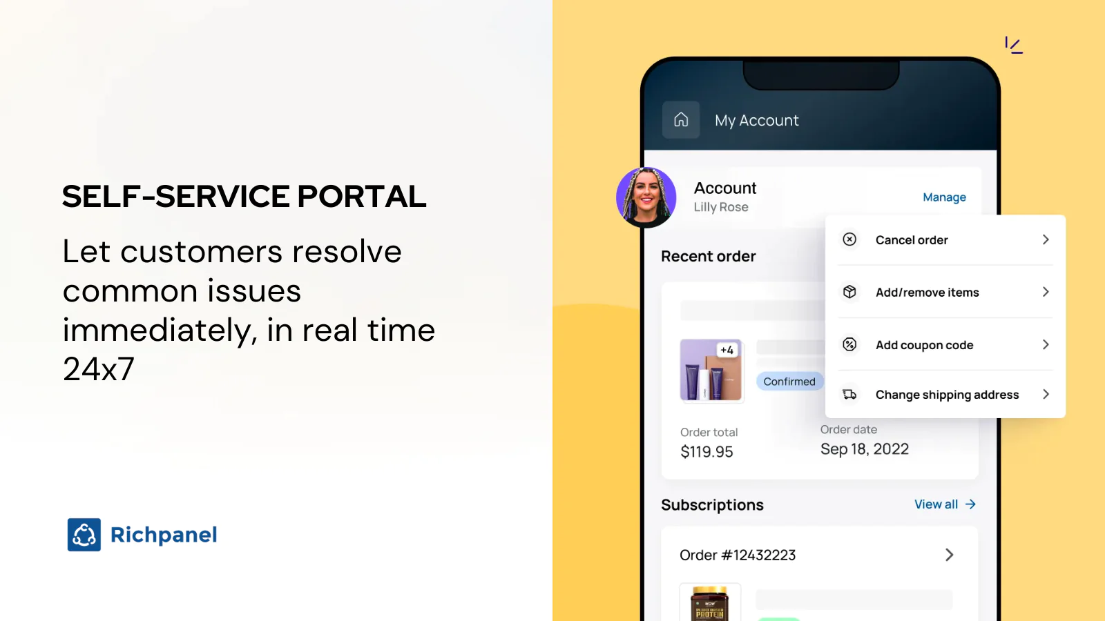 Richpanel Screenshot