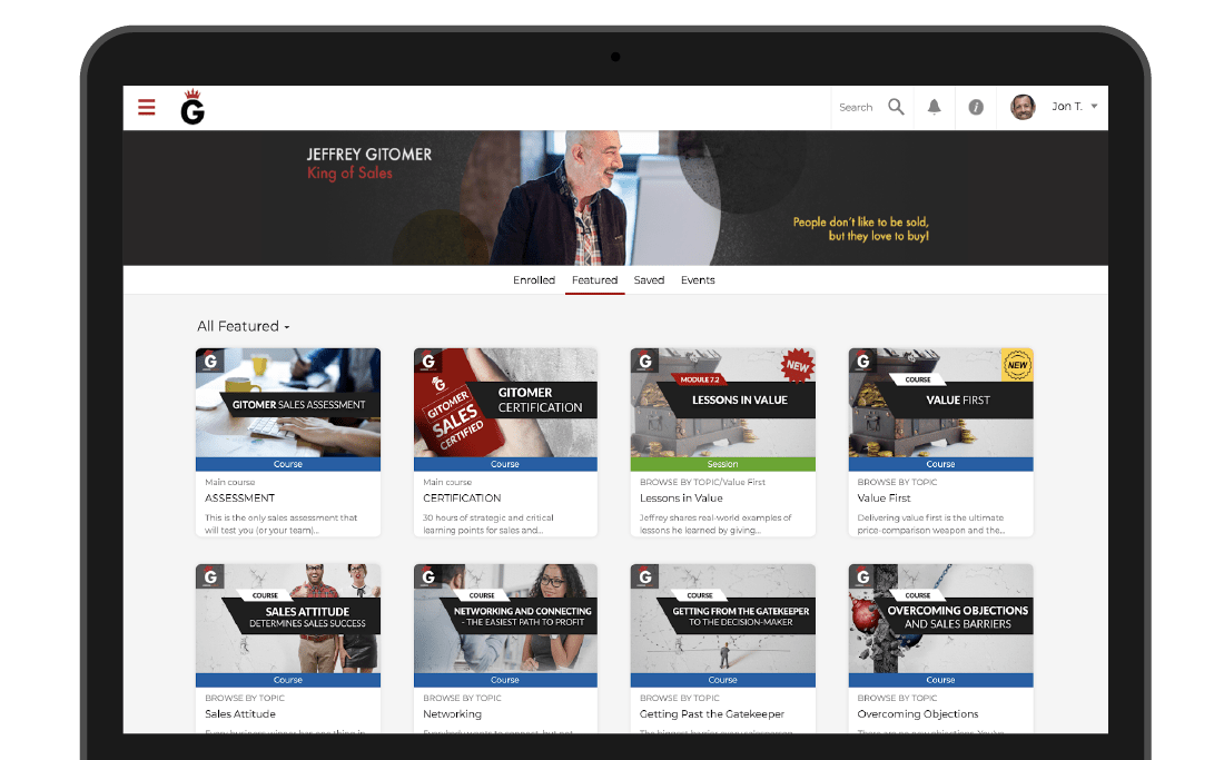 Rockstar Learning Platform Screenshot