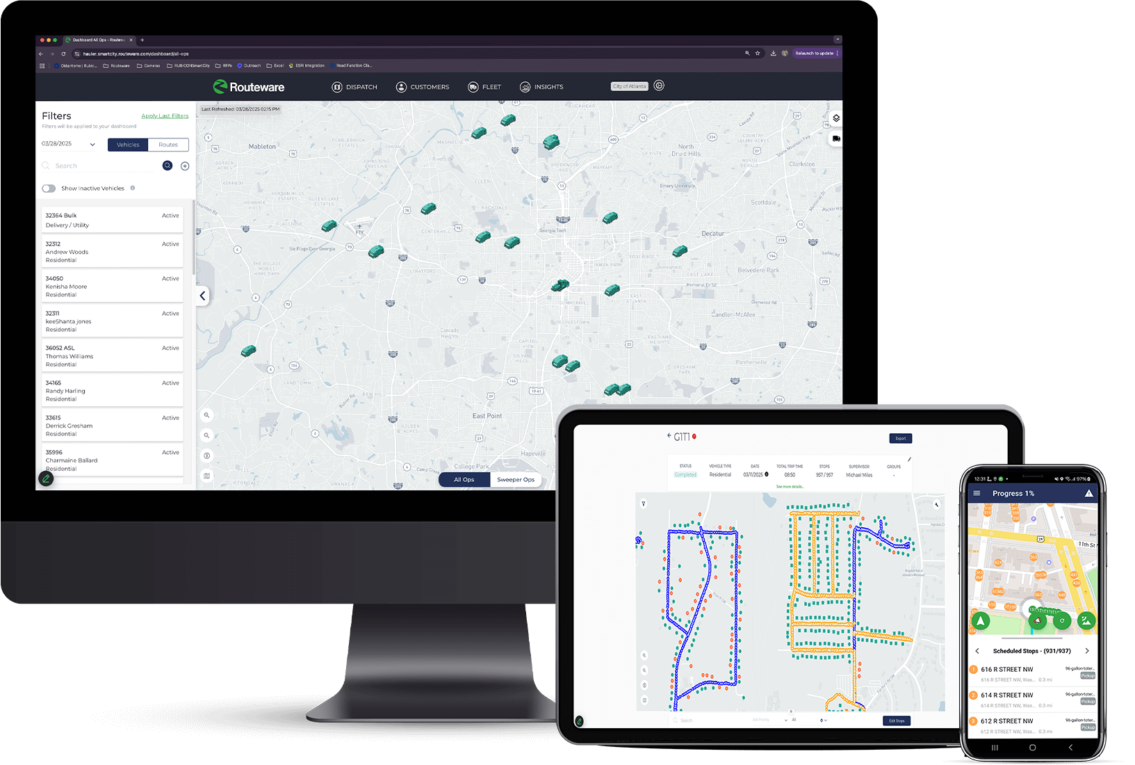 Routeware Dispatch Screenshot