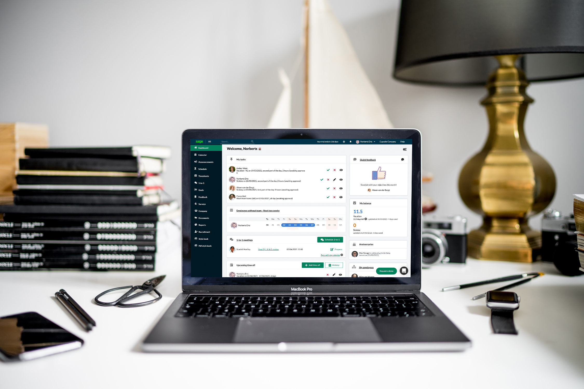 Sage HR Screenshot