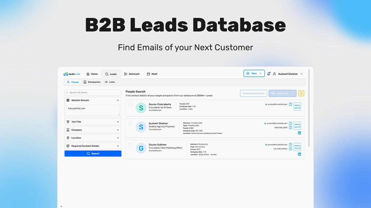 SalesBlink screenshot & Video