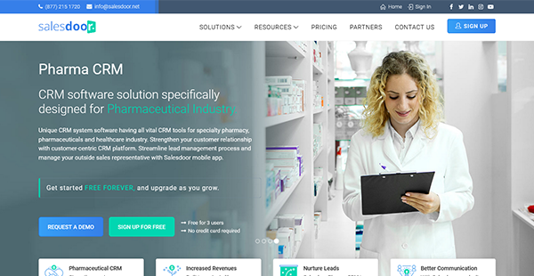 Salesdoor screenshot & Video