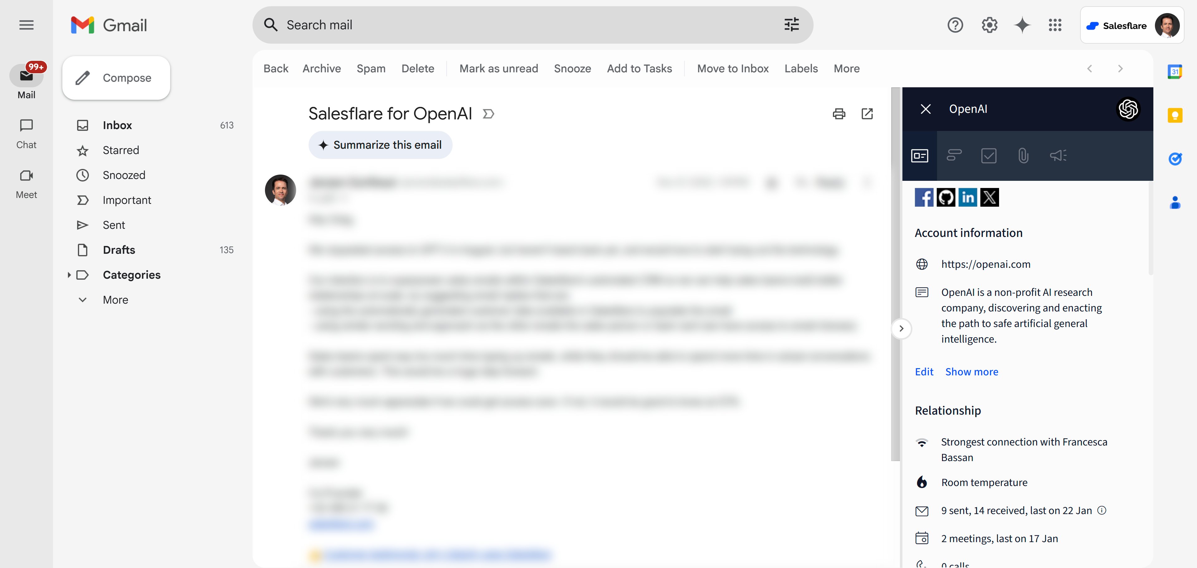 Salesflare Screenshot