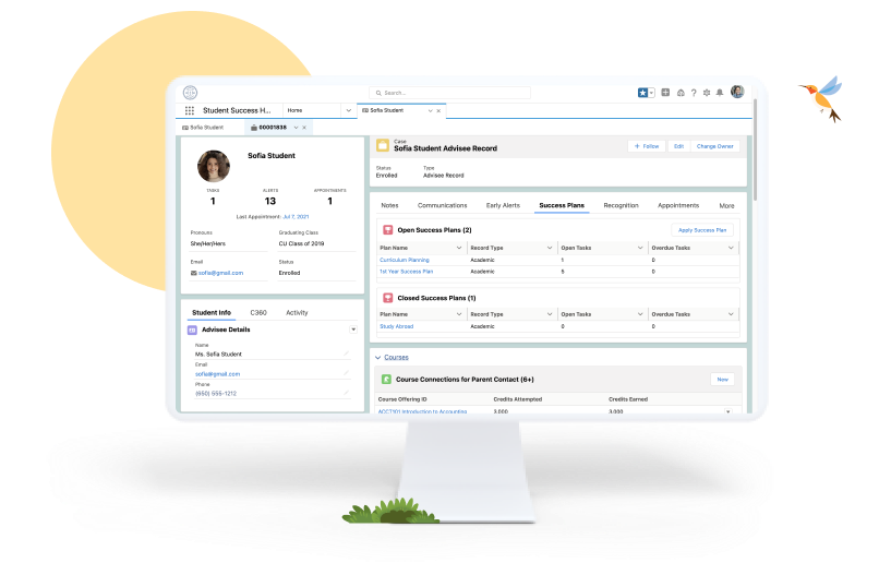 Salesforce Education Cloud Screenshot