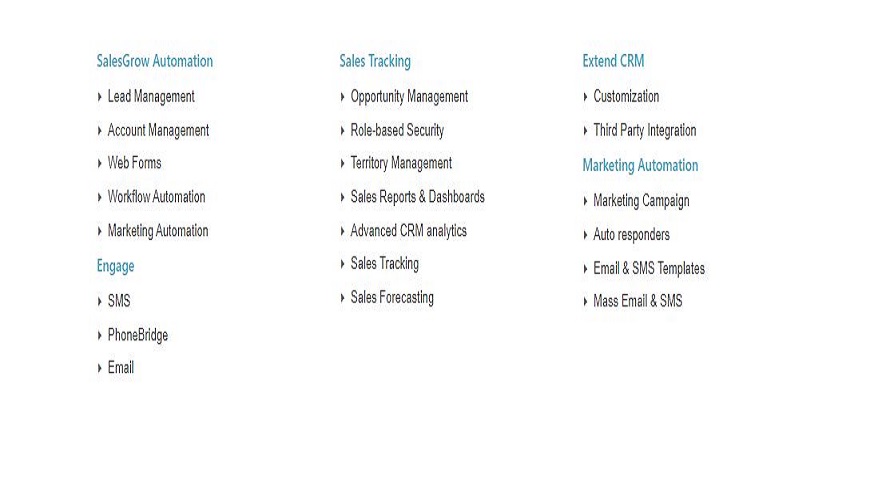 WTM SalesGrow CRM screenshot & Video