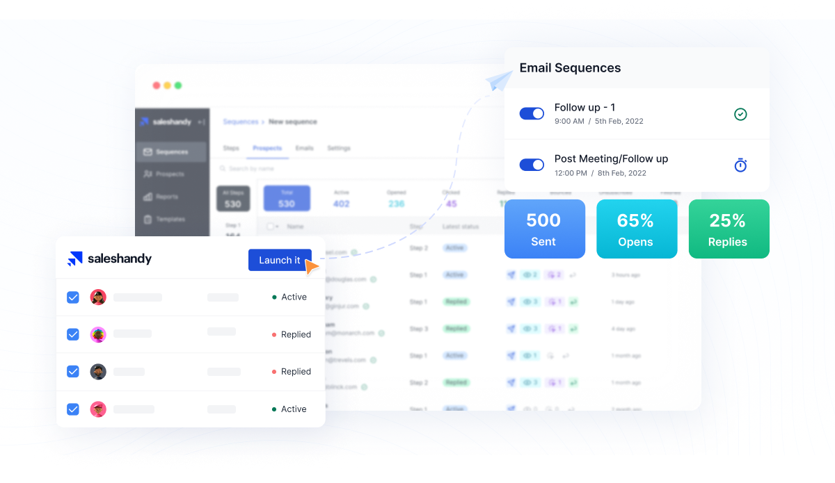 Saleshandy Screenshot