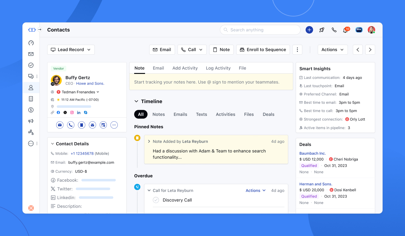 Salesmate screenshot & Video