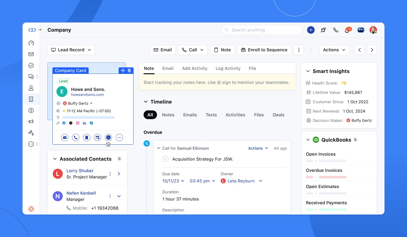 Salesmate screenshot & Video
